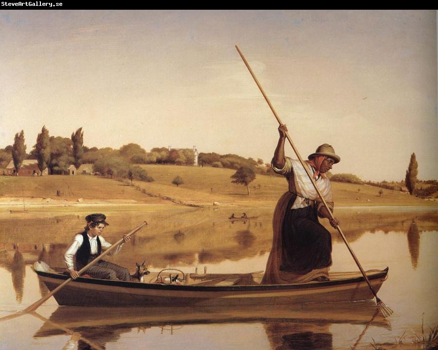 William Sidney Mount Eel Spearing at Setauket